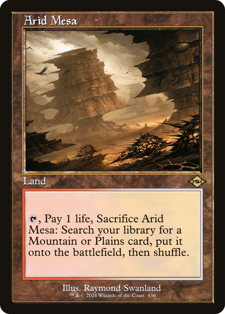Arid Mesa (MH2-436) - Modern Horizons 2 Foil - Premium MTG Single from Wizards of the Coast - Just $7.43! Shop now at Game Crave Tournament Store