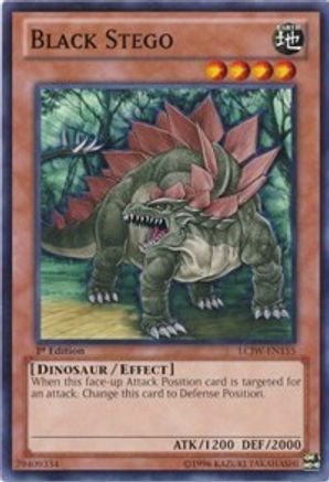 Black Stego (LCJW-EN155) - Legendary Collection 4: Joey's World 1st Edition - Premium Yugioh Single from Konami - Just $0.26! Shop now at Game Crave Tournament Store
