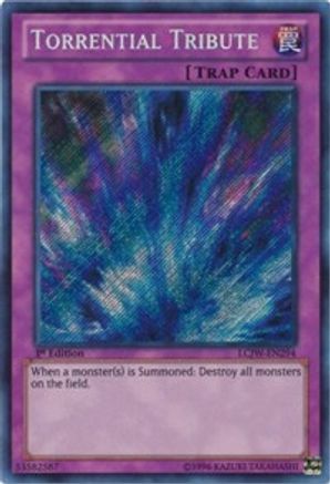 Torrential Tribute (LCJW-EN294) - Legendary Collection 4: Joey's World 1st Edition - Premium Yugioh Single from Konami - Just $1.05! Shop now at Game Crave Tournament Store