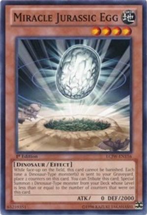 Miracle Jurassic Egg (LCJW-EN156) - Legendary Collection 4: Joey's World 1st Edition - Premium Yugioh Single from Konami - Just $0.08! Shop now at Game Crave Tournament Store