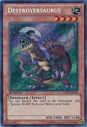 Destroyersaurus (LCJW-EN158) - Legendary Collection 4: Joey's World 1st Edition - Premium Yugioh Single from Konami - Just $0.51! Shop now at Game Crave Tournament Store