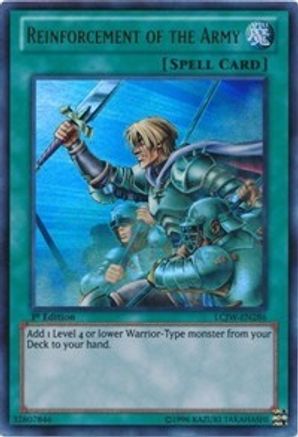 Reinforcement of the Army (LCJW-EN286) - Legendary Collection 4: Joey's World 1st Edition - Premium Yugioh Single from Konami - Just $0.29! Shop now at Game Crave Tournament Store