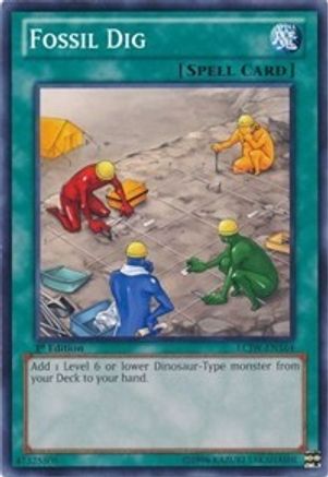 Fossil Dig (LCJW-EN164) - Legendary Collection 4: Joey's World 1st Edition - Premium Yugioh Single from Konami - Just $0.37! Shop now at Game Crave Tournament Store