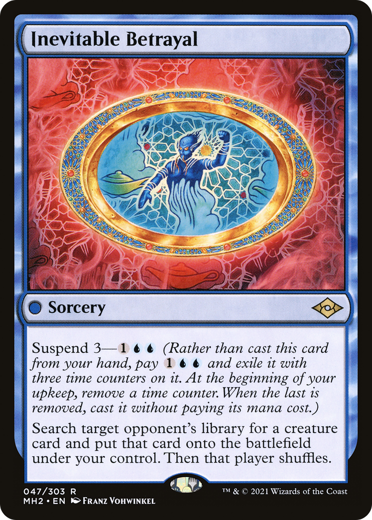 Inevitable Betrayal (MH2-047) - Modern Horizons 2 Foil - Premium MTG Single from Wizards of the Coast - Just $0.48! Shop now at Game Crave Tournament Store