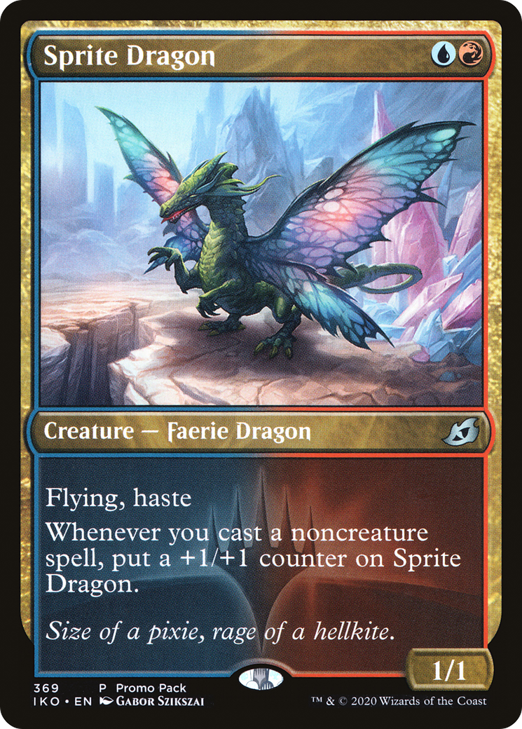 Sprite Dragon (IKO-369) - Ikoria: Lair of Behemoths Foil - Premium MTG Single from Wizards of the Coast - Just $0.67! Shop now at Game Crave Tournament Store