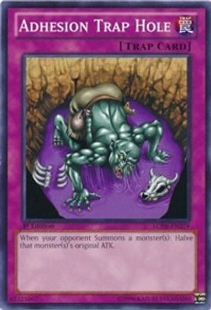 Adhesion Trap Hole (LCJW-EN274) - Legendary Collection 4: Joey's World 1st Edition - Premium Yugioh Single from Konami - Just $0.15! Shop now at Game Crave Tournament Store