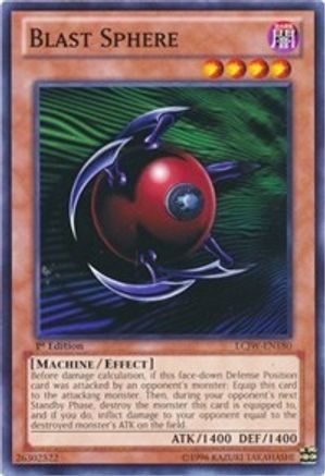 Blast Sphere (LCJW-EN180) - Legendary Collection 4: Joey's World 1st Edition - Premium Yugioh Single from Konami - Just $0.47! Shop now at Game Crave Tournament Store