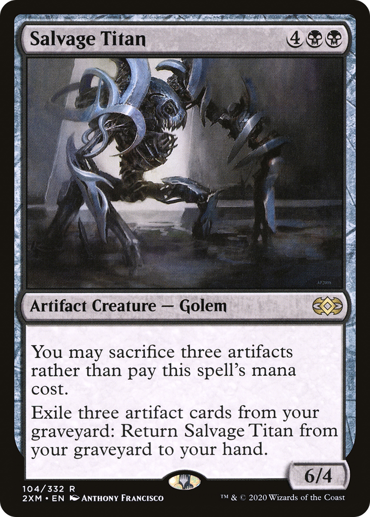 Salvage Titan (2XM-104) - Double Masters - Premium MTG Single from Wizards of the Coast - Just $0.25! Shop now at Game Crave Tournament Store