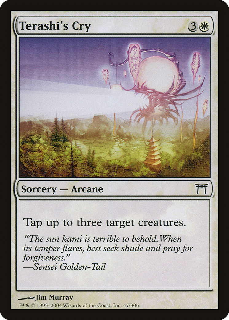 Terashi's Cry (CHK-047) - Champions of Kamigawa - Premium MTG Single from Wizards of the Coast - Just $0.25! Shop now at Game Crave Tournament Store