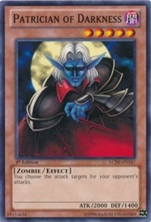 Patrician of Darkness (LCJW-EN187) - Legendary Collection 4: Joey's World 1st Edition - Premium Yugioh Single from Konami - Just $0.25! Shop now at Game Crave Tournament Store
