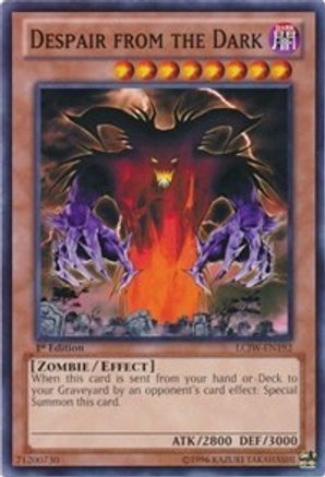 Despair from the Dark (LCJW-EN192) - Legendary Collection 4: Joey's World 1st Edition - Premium Yugioh Single from Konami - Just $0.09! Shop now at Game Crave Tournament Store