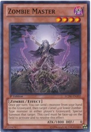 Zombie Master (LCJW-EN202) - Legendary Collection 4: Joey's World 1st Edition - Premium Yugioh Single from Konami - Just $0.64! Shop now at Game Crave Tournament Store