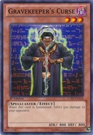 Gravekeeper's Curse (LCJW-EN256) - Legendary Collection 4: Joey's World 1st Edition - Premium Yugioh Single from Konami - Just $0.25! Shop now at Game Crave Tournament Store