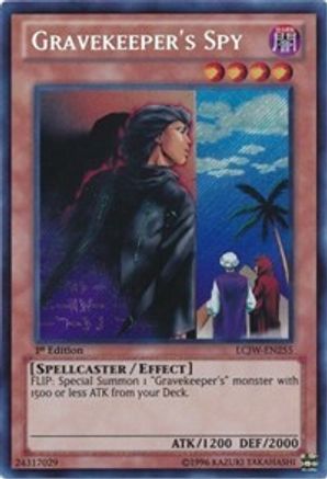 Gravekeeper's Spy (LCJW-EN255) - Legendary Collection 4: Joey's World 1st Edition - Premium Yugioh Single from Konami - Just $4.17! Shop now at Game Crave Tournament Store