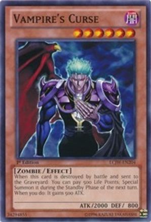 Vampire's Curse (LCJW-EN204) - Legendary Collection 4: Joey's World 1st Edition - Premium Yugioh Single from Konami - Just $0.11! Shop now at Game Crave Tournament Store