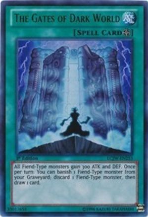 The Gates of Dark World (LCJW-EN253) - Legendary Collection 4: Joey's World 1st Edition - Premium Yugioh Single from Konami - Just $3.41! Shop now at Game Crave Tournament Store