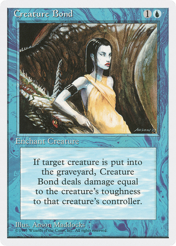 Creature Bond (4ED-066) - Fourth Edition - Premium MTG Single from Wizards of the Coast - Just $0.25! Shop now at Game Crave Tournament Store