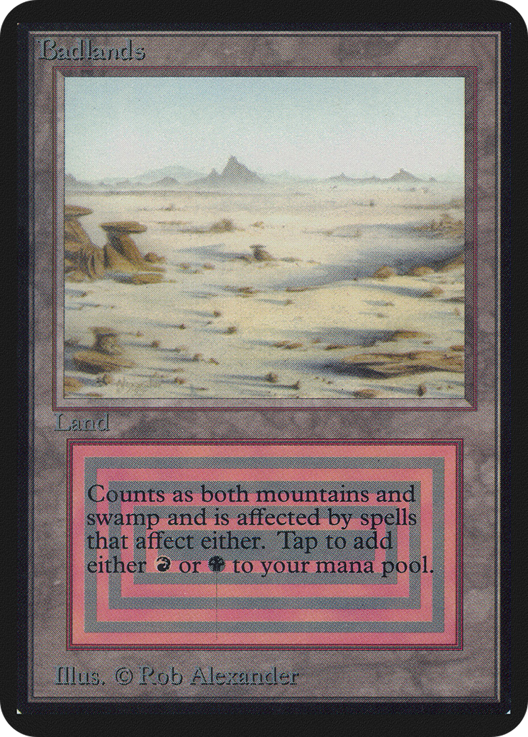 Badlands (LEA-277) - Limited Edition Alpha - Premium MTG Single from Wizards of the Coast - Just $0! Shop now at Game Crave Tournament Store