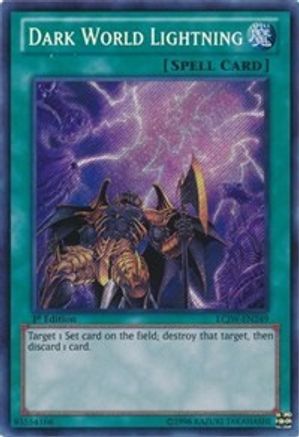 Dark World Lightning (LCJW-EN249) - Legendary Collection 4: Joey's World 1st Edition - Premium Yugioh Single from Konami - Just $0.54! Shop now at Game Crave Tournament Store