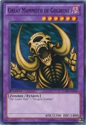 Great Mammoth of Goldfine (LCJW-EN210) - Legendary Collection 4: Joey's World 1st Edition - Premium Yugioh Single from Konami - Just $0.45! Shop now at Game Crave Tournament Store