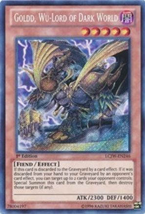 Goldd, Wu-Lord of Dark World (LCJW-EN246) - Legendary Collection 4: Joey's World 1st Edition - Premium Yugioh Single from Konami - Just $0.66! Shop now at Game Crave Tournament Store