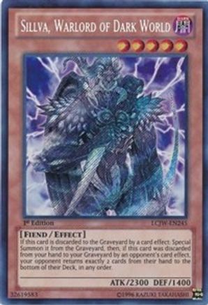 Sillva, Warlord of Dark World (LCJW-EN245) - Legendary Collection 4: Joey's World 1st Edition - Premium Yugioh Single from Konami - Just $1.49! Shop now at Game Crave Tournament Store