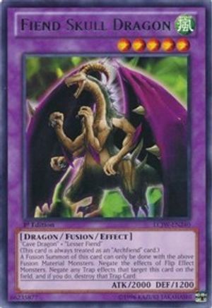 Fiend Skull Dragon (LCJW-EN240) - Legendary Collection 4: Joey's World 1st Edition - Premium Yugioh Single from Konami - Just $0.17! Shop now at Game Crave Tournament Store