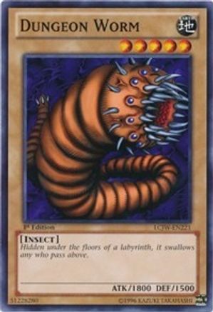 Dungeon Worm (LCJW-EN221) - Legendary Collection 4: Joey's World 1st Edition - Premium Yugioh Single from Konami - Just $0.77! Shop now at Game Crave Tournament Store
