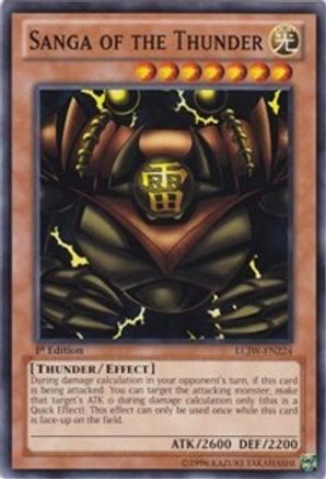 Sanga of the Thunder (LCJW-EN224) - Legendary Collection 4: Joey's World 1st Edition - Premium Yugioh Single from Konami - Just $0.45! Shop now at Game Crave Tournament Store