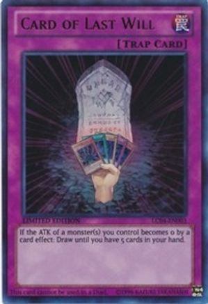 Card of Last Will (LC04-EN003) - Legendary Collection 4: Joey's World Limited - Premium Yugioh Single from Konami - Just $0.25! Shop now at Game Crave Tournament Store