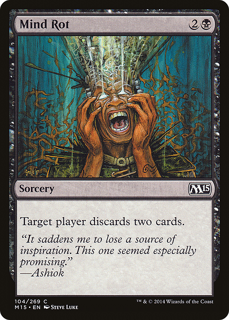 Mind Rot (M15-104) - Magic 2015 - Premium MTG Single from Wizards of the Coast - Just $0.25! Shop now at Game Crave Tournament Store