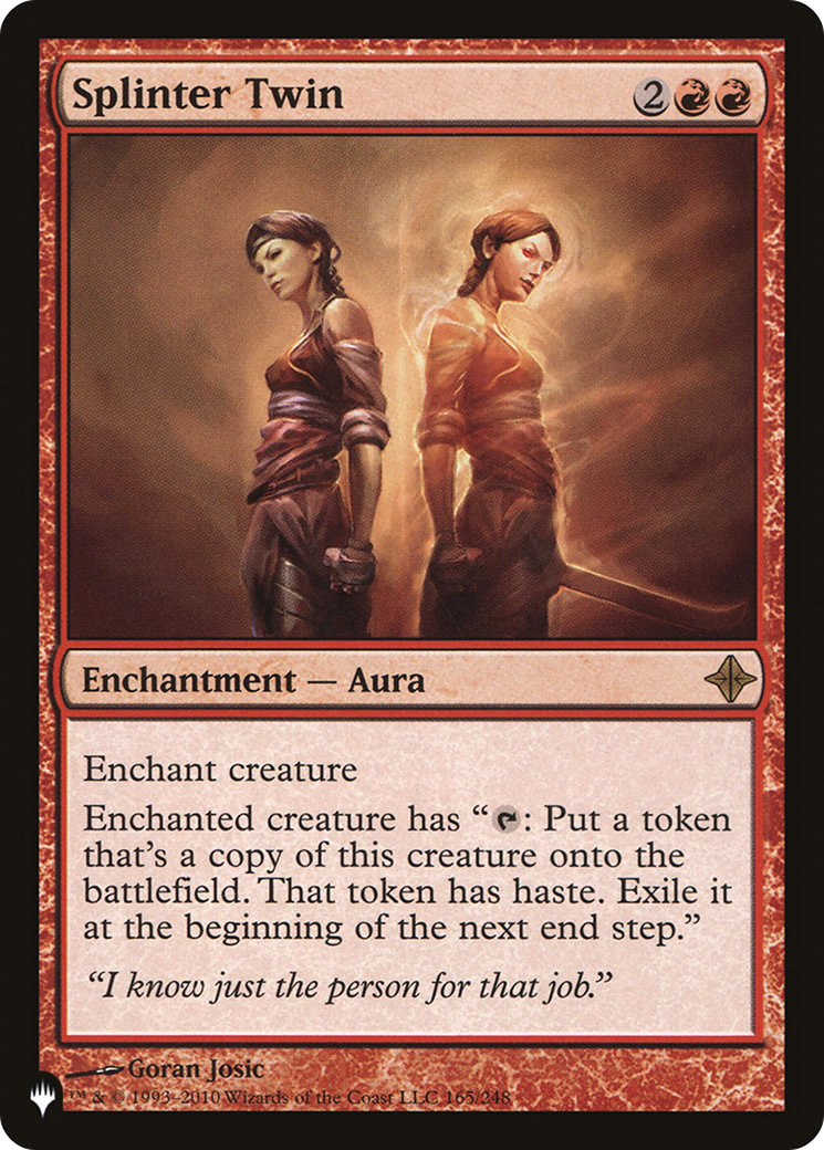 Splinter Twin (PLIST-430) - The List - Premium MTG Single from Wizards of the Coast - Just $4.94! Shop now at Game Crave Tournament Store