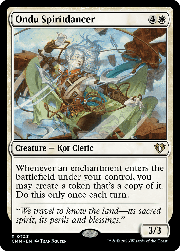 Ondu Spiritdancer (CMM-723) - Commander Masters - Premium MTG Single from Wizards of the Coast - Just $1.48! Shop now at Game Crave Tournament Store