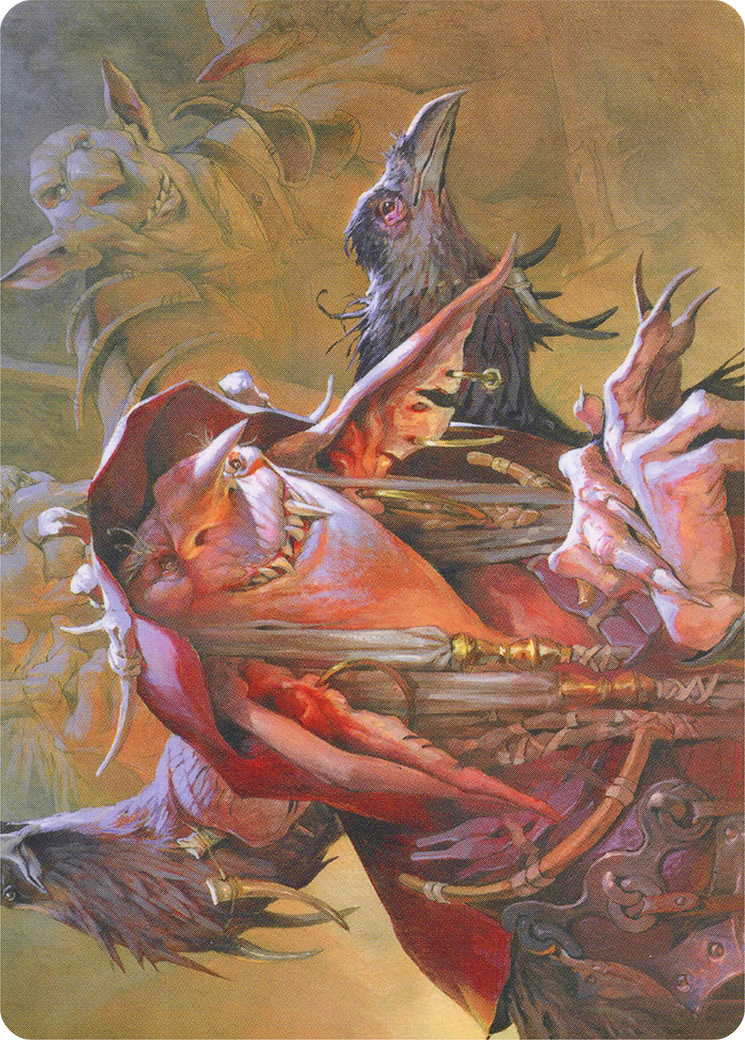 Goblin Matron // Goblin Matron (AMH1-017) - Modern Horizons Art Series (Borderless) - Premium MTG Single from Wizards of the Coast - Just $0! Shop now at Game Crave Tournament Store