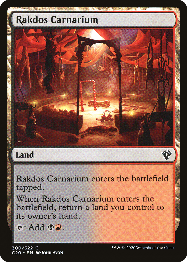 Rakdos Carnarium (C20-300) - Commander 2020 - Premium MTG Single from Wizards of the Coast - Just $0.54! Shop now at Game Crave Tournament Store