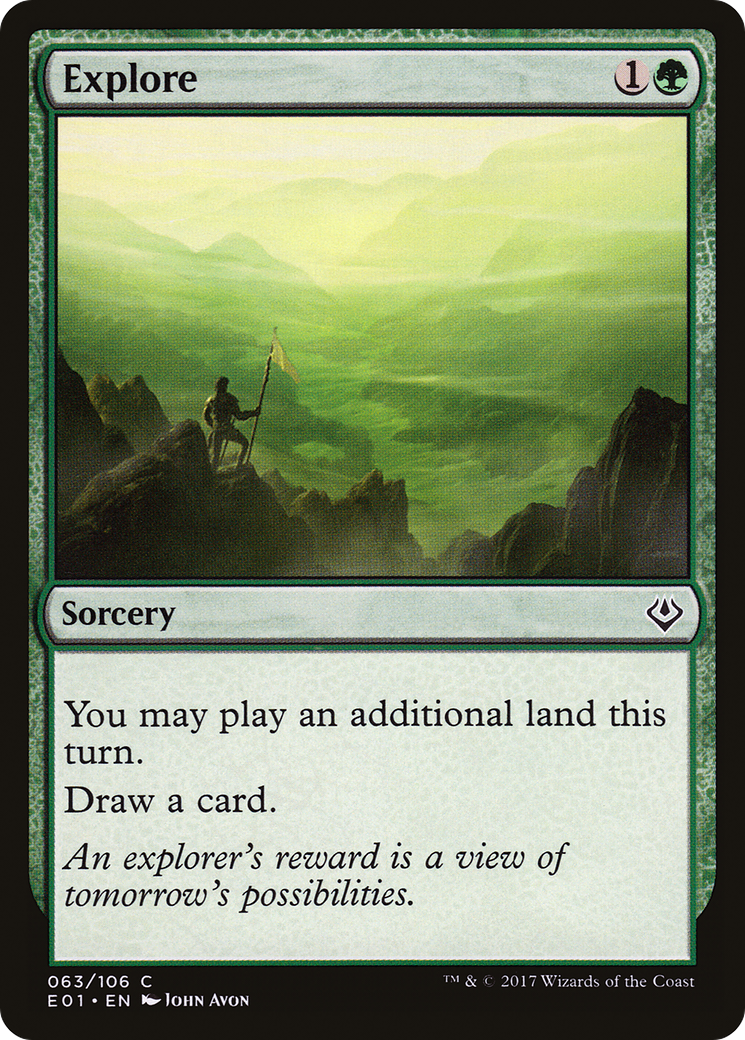 Explore (E01-063) - Archenemy: Nicol Bolas - Premium MTG Single from Wizards of the Coast - Just $0.11! Shop now at Game Crave Tournament Store