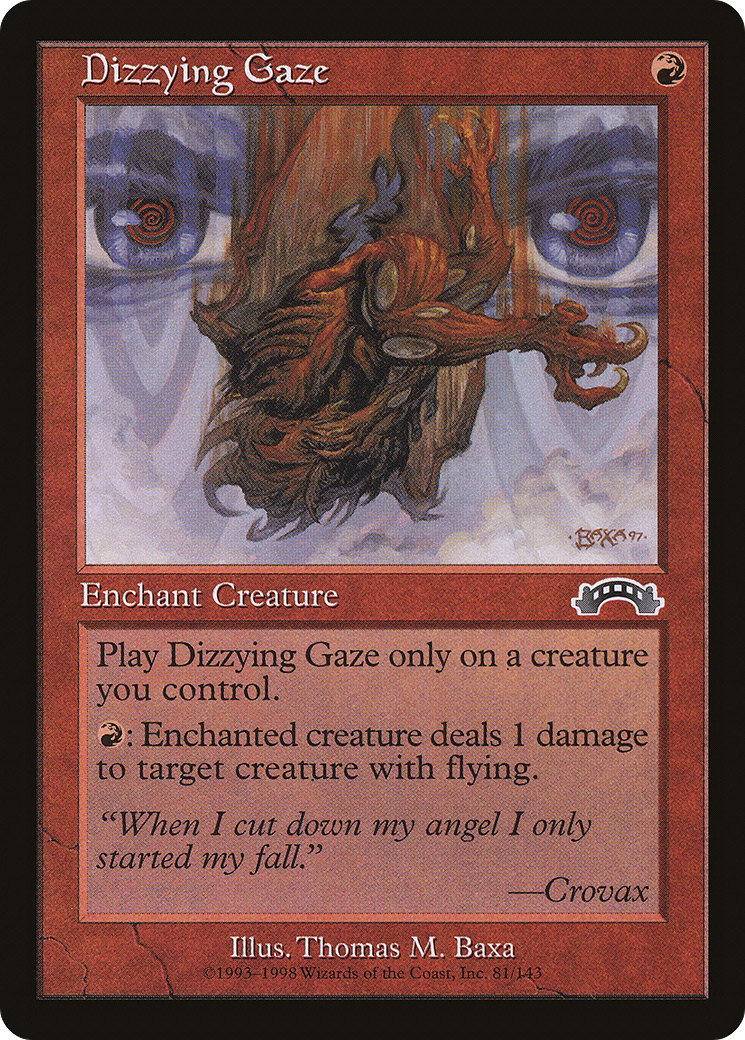 Dizzying Gaze (EXO-081) - Exodus - Premium MTG Single from Wizards of the Coast - Just $0.08! Shop now at Game Crave Tournament Store