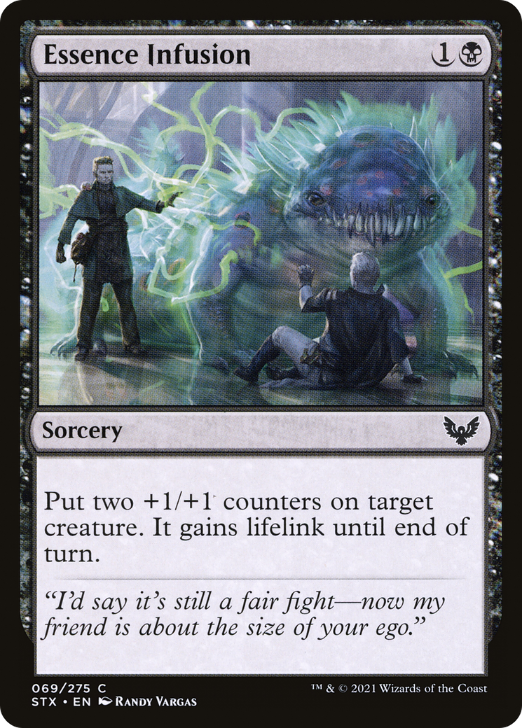 Essence Infusion (STX-069) - Strixhaven: School of Mages - Premium MTG Single from Wizards of the Coast - Just $0.08! Shop now at Game Crave Tournament Store