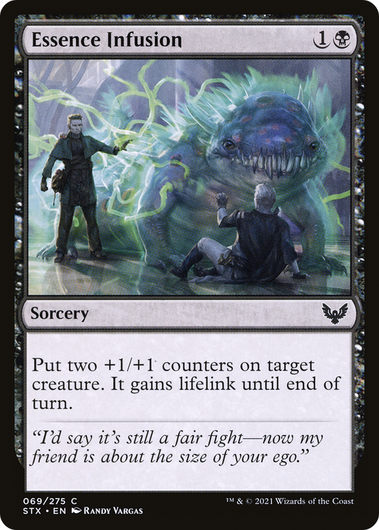 Essence Infusion (STX-069) - Strixhaven: School of Mages - Premium MTG Single from Wizards of the Coast - Just $0.08! Shop now at Game Crave Tournament Store