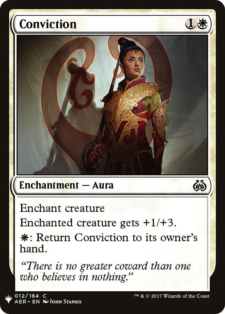 Conviction (MB1-061) - Mystery Booster - Premium MTG Single from Wizards of the Coast - Just $0.08! Shop now at Game Crave Tournament Store
