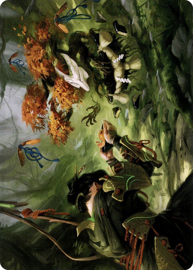 Commune with Spirits // Commune with Spirits (ANEO-040) - Neon Dynasty Art Series (Borderless) Foil - Premium MTG Single from Wizards of the Coast - Just $0! Shop now at Game Crave Tournament Store