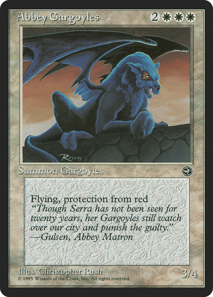 Abbey Gargoyles (HML-001) - Homelands - Premium MTG Single from Wizards of the Coast - Just $0.08! Shop now at Game Crave Tournament Store