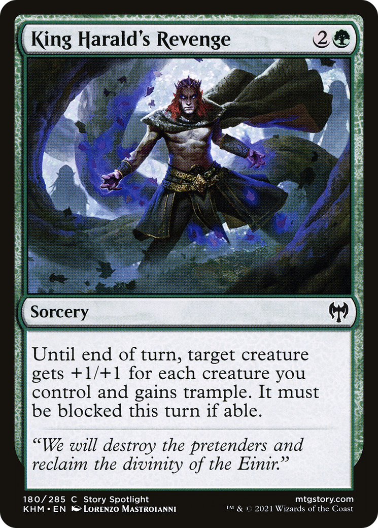 King Harald's Revenge (KHM-180) - Kaldheim - Premium MTG Single from Wizards of the Coast - Just $0.08! Shop now at Game Crave Tournament Store
