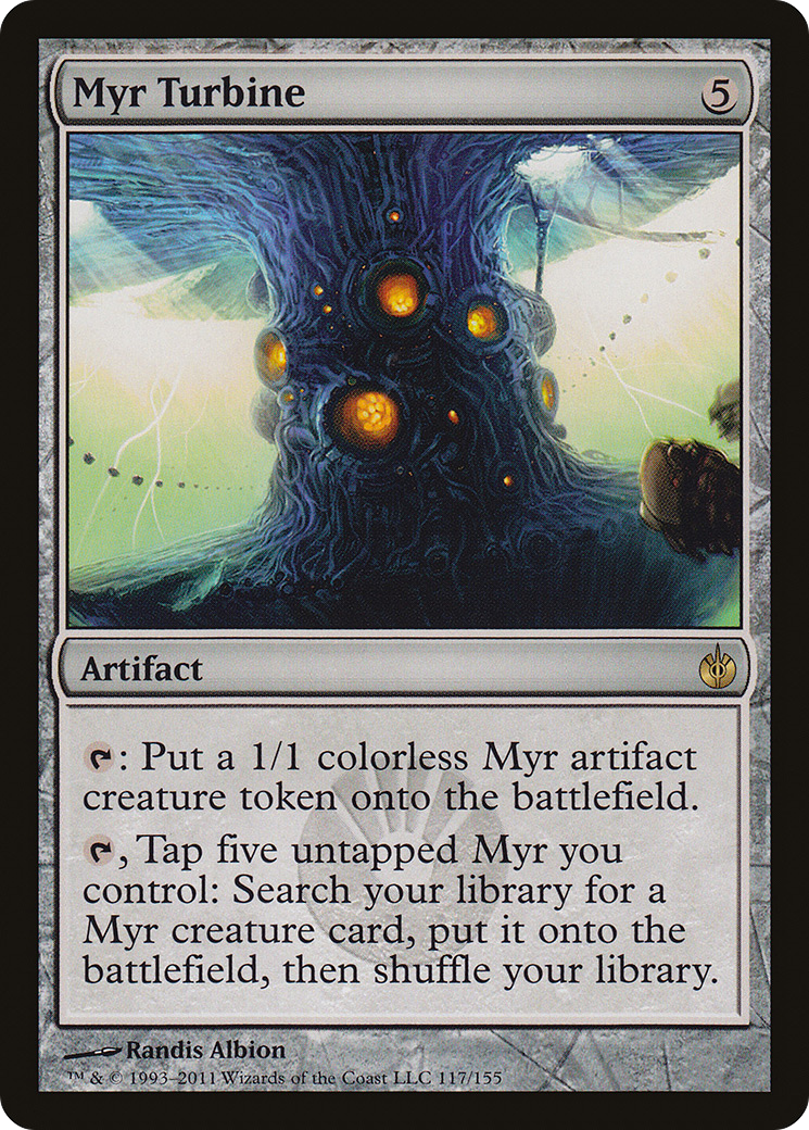 Myr Turbine (MBS-117) - Mirrodin Besieged - Premium MTG Single from Wizards of the Coast - Just $2.90! Shop now at Game Crave Tournament Store