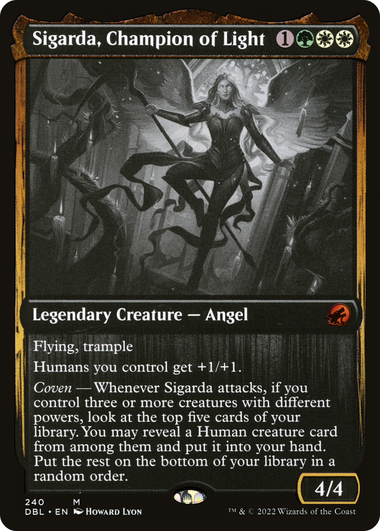 Sigarda, Champion of Light (DBL-240) - Innistrad: Double Feature - Premium MTG Single from Wizards of the Coast - Just $0.21! Shop now at Game Crave Tournament Store