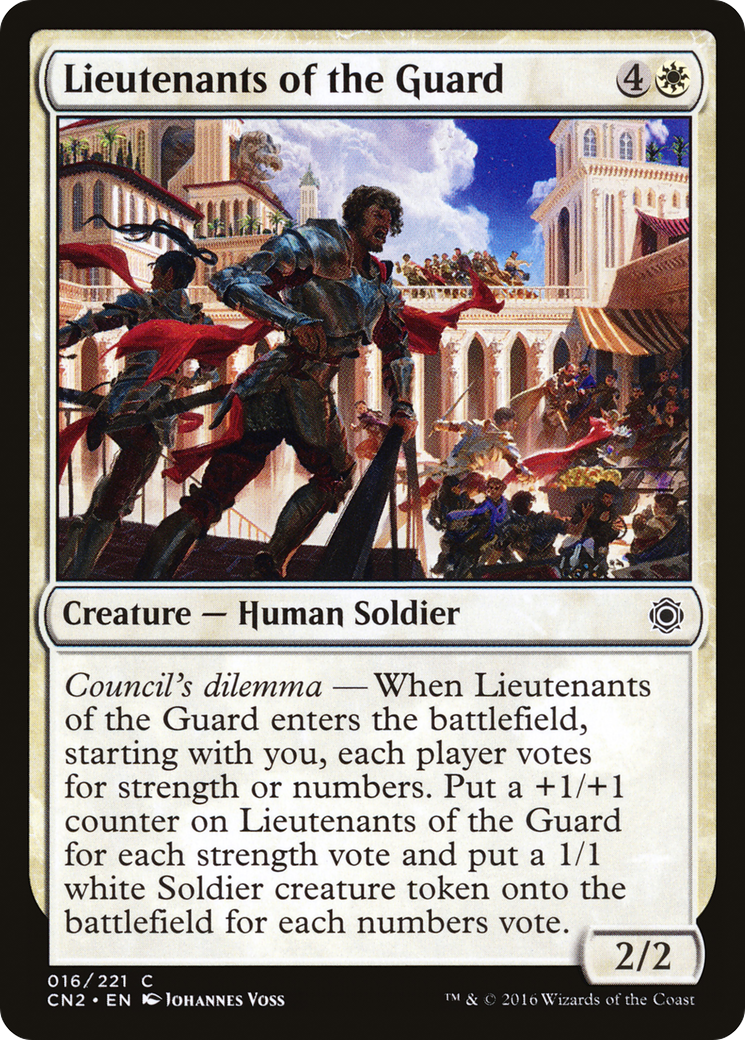 Lieutenants of the Guard (CN2-016) - Conspiracy: Take the Crown - Premium MTG Single from Wizards of the Coast - Just $0.25! Shop now at Game Crave Tournament Store