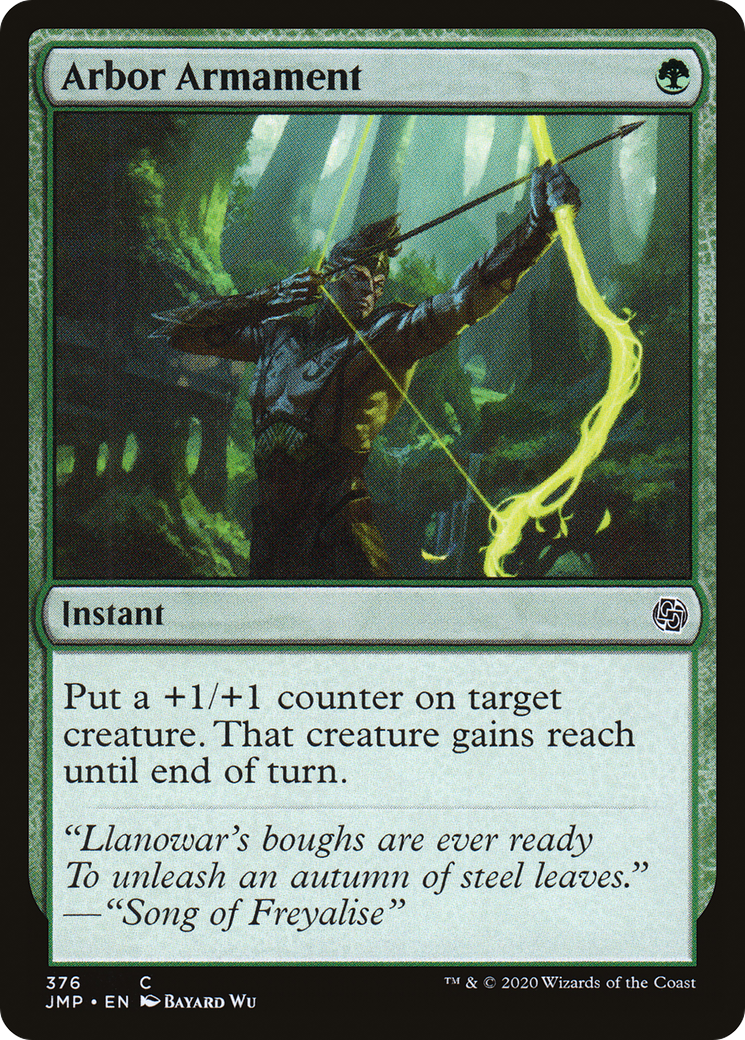 Arbor Armament (JMP-376) - Jumpstart - Premium MTG Single from Wizards of the Coast - Just $0.08! Shop now at Game Crave Tournament Store