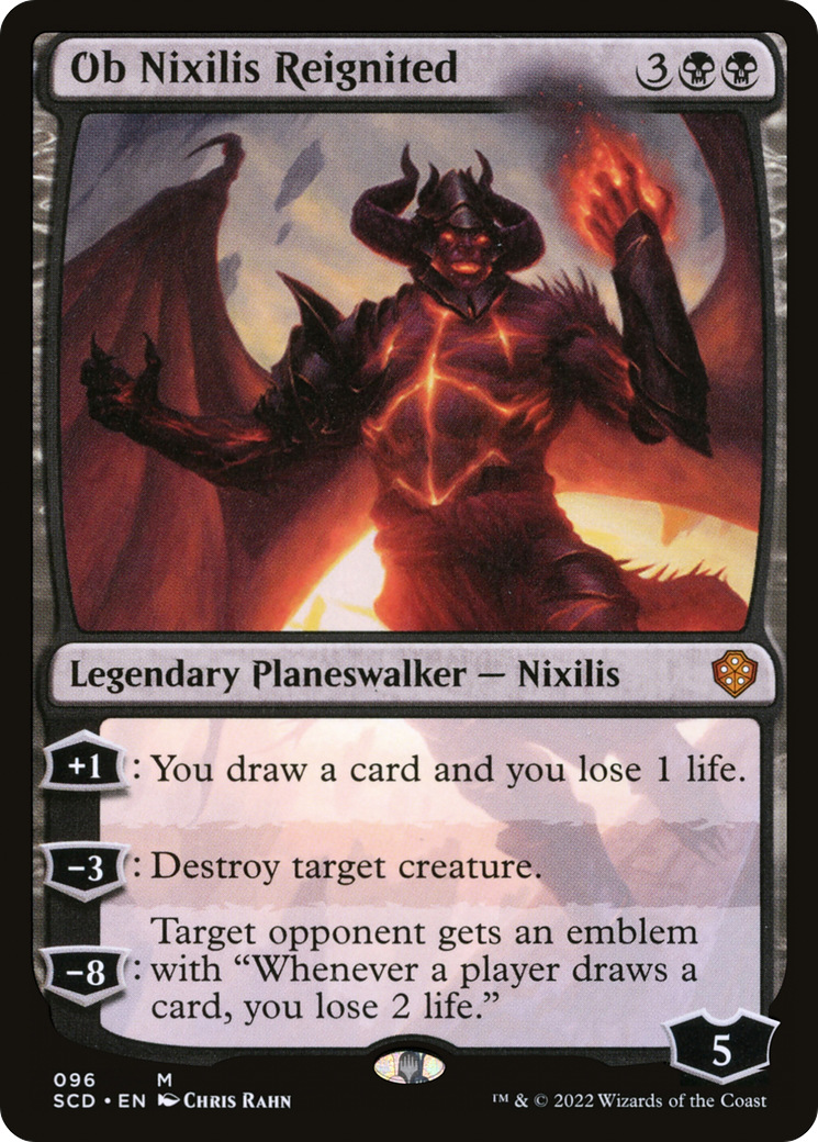 Ob Nixilis Reignited (SCD-096) - Starter Commander Decks - Premium MTG Single from Wizards of the Coast - Just $0.09! Shop now at Game Crave Tournament Store
