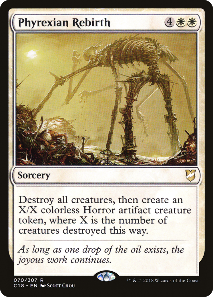 Phyrexian Rebirth (C18-070) - Commander 2018 - Premium MTG Single from Wizards of the Coast - Just $0.25! Shop now at Game Crave Tournament Store