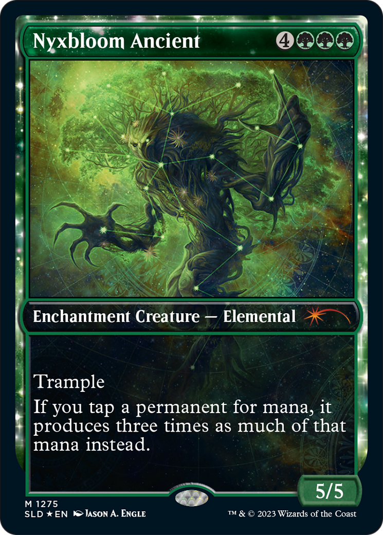 Nyxbloom Ancient (SLD-1275) - Secret Lair Drop: (Showcase, nyxtouched) Foil - Premium MTG Single from Wizards of the Coast - Just $12.74! Shop now at Game Crave Tournament Store